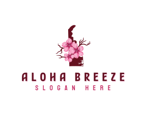 Delaware Floral Blossom Logo