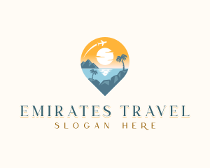 Island Travel Getaway logo design