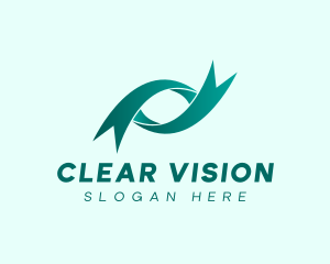 Optical - Optical Eye Ribbon logo design