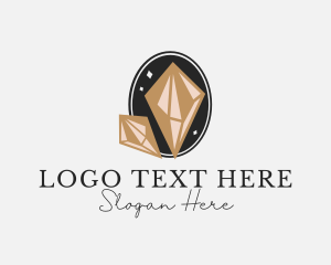 Glamorous - Glamorous Crystals Jewelry logo design