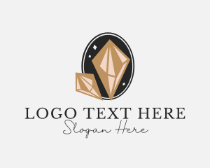 Crystals - Glamorous Crystals Jewelry logo design