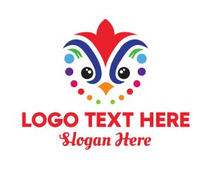 Colorful Festival Bird Logo