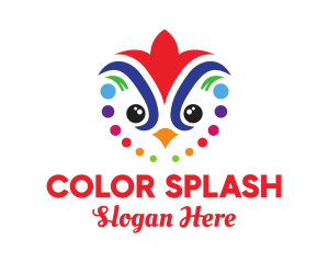 Colorful Festival Bird logo design