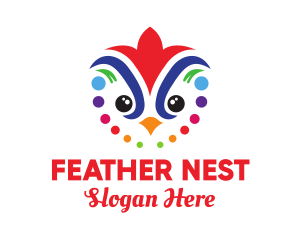 Colorful Festival Bird logo design