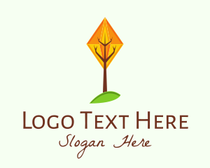 Eco Park - Crystal Forest Tree logo design