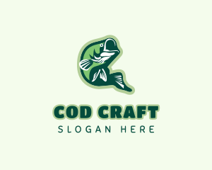 Cod - Fish Seafood Fishing logo design