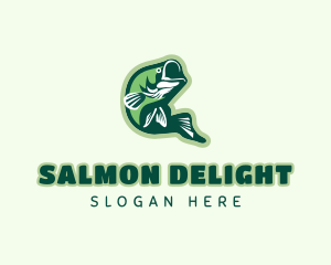 Salmon - Fish Seafood Fishing logo design
