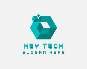 Tech Ai Cube Programmer logo design