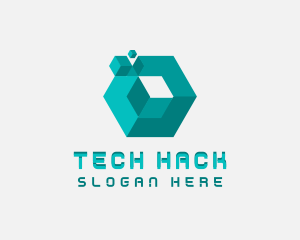 Tech Ai Cube Programmer logo design