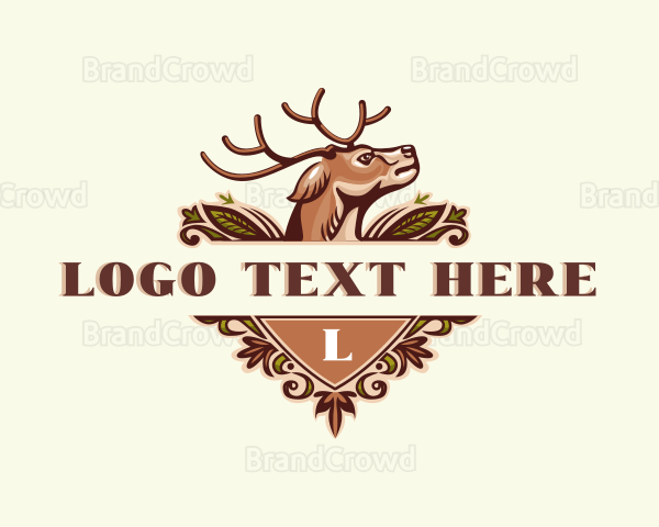 Wild Deer Antler Logo