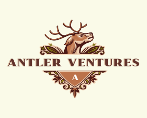 Wild Deer Antler logo design