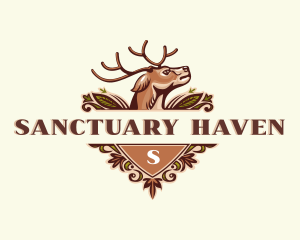 Wild Deer Antler logo design