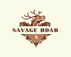 Wild Deer Antler logo design