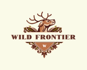 Wild Deer Antler logo design