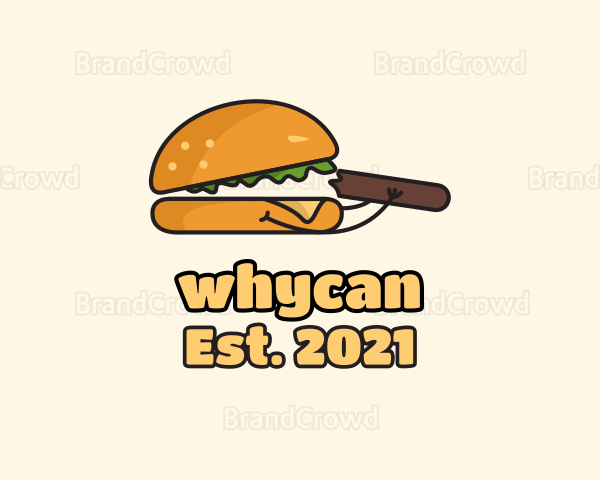 Burger Patty Munch Logo