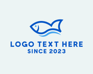 Fish Market - Fish Ocean Seafood logo design