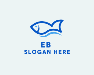 Fish Ocean Seafood Logo