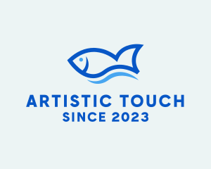 Fish Ocean Seafood logo design