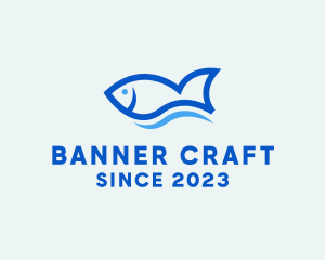 Fish Ocean Seafood logo design