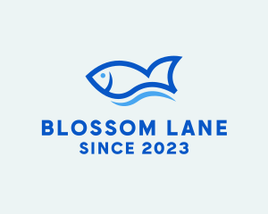 Fish Ocean Seafood logo design