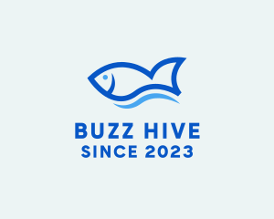 Fish Ocean Seafood logo design