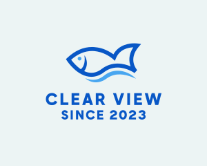 Fish Ocean Seafood logo design