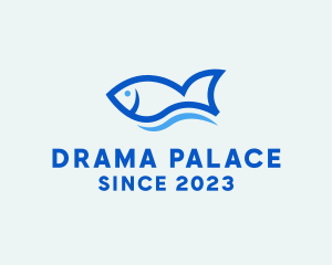 Fish Ocean Seafood logo design