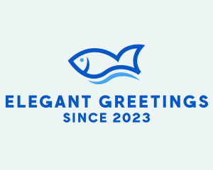 Fish Ocean Seafood logo design