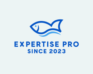 Fish Ocean Seafood logo design