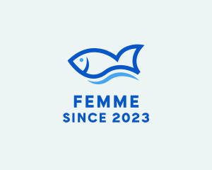 Fish Ocean Seafood logo design