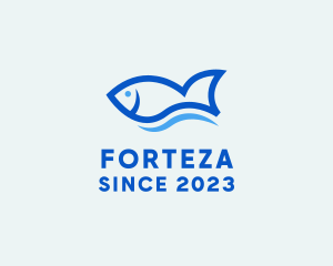 Fish Ocean Seafood logo design