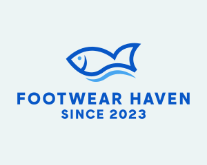 Fish Ocean Seafood logo design