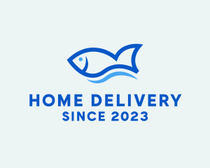 Fish Ocean Seafood logo design