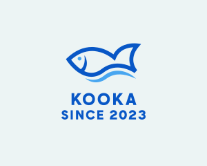 Fish Ocean Seafood logo design