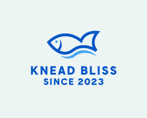 Fish Ocean Seafood logo design