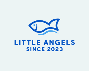 Fish Ocean Seafood logo design