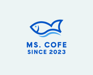 Fish Ocean Seafood logo design