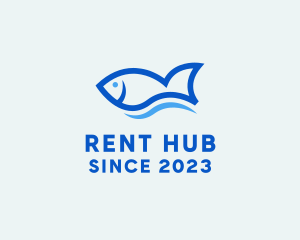 Fish Ocean Seafood logo design