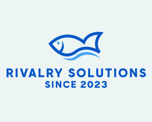 Fish Ocean Seafood logo design