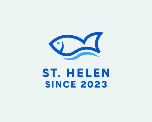 Fish Ocean Seafood logo design