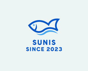 Fish Ocean Seafood logo design