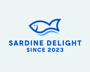 Sardine - Fish Ocean Seafood logo design