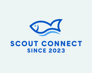 Fish Ocean Seafood logo design