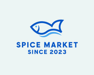 Fish Ocean Seafood logo design