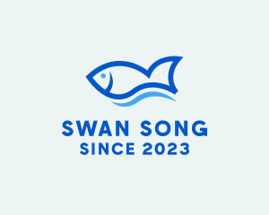 Fish Ocean Seafood logo design