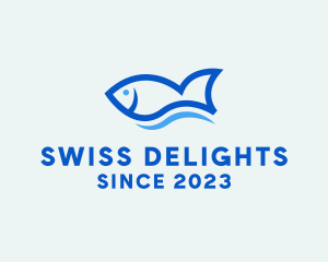 Fish Ocean Seafood logo design