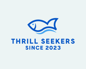 Fish Ocean Seafood logo design