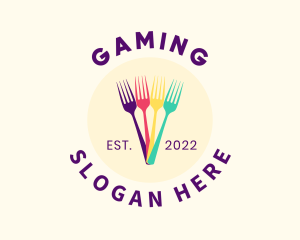 Blogger - Restaurant Fork Emblem logo design