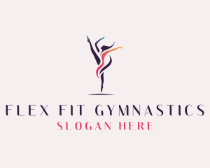 Gymnastics - Dancing Gymnastics logo design