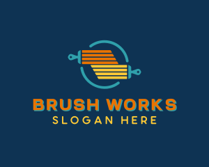 Brush - Paint Brush Painting logo design